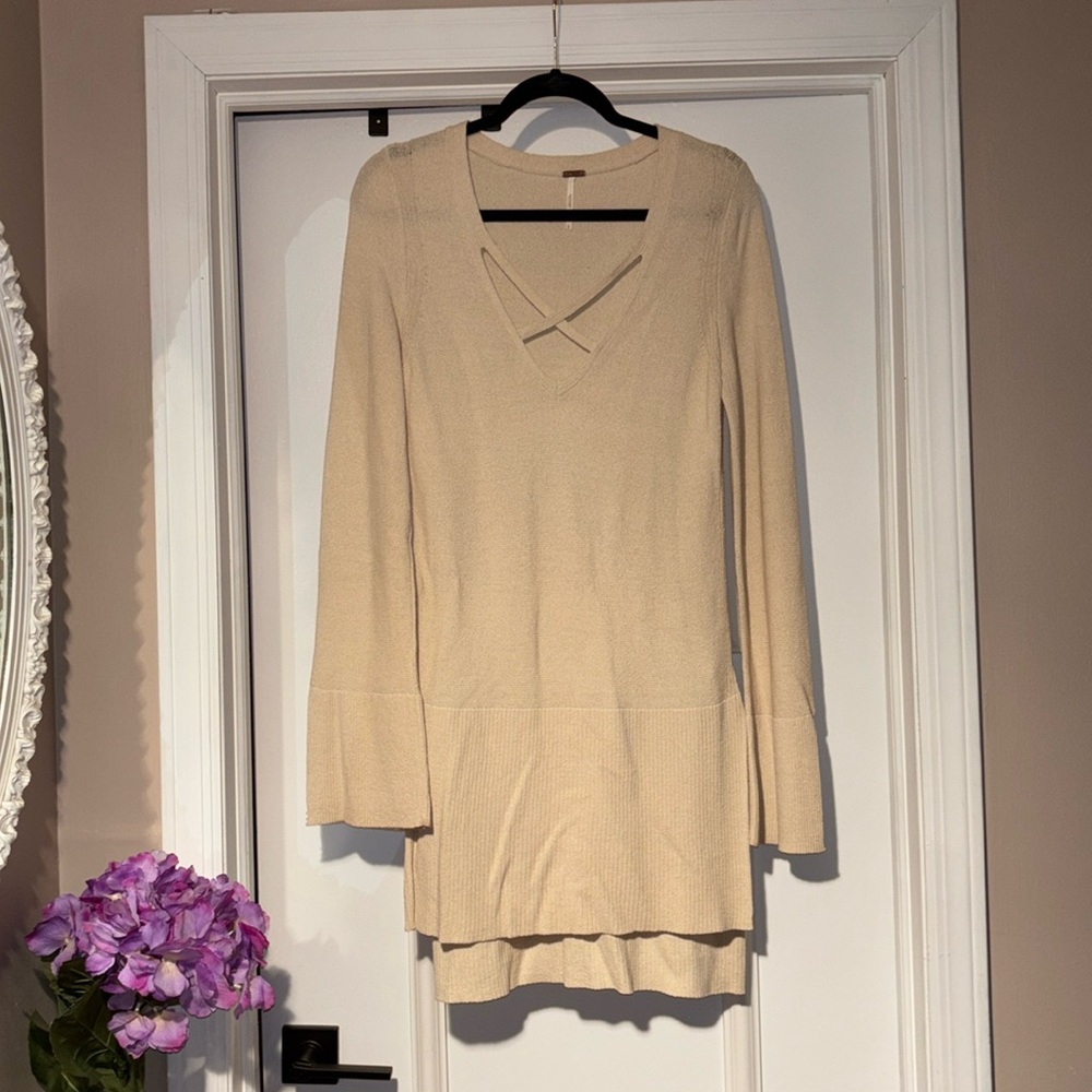 Free People Knit Tunic Top - Small